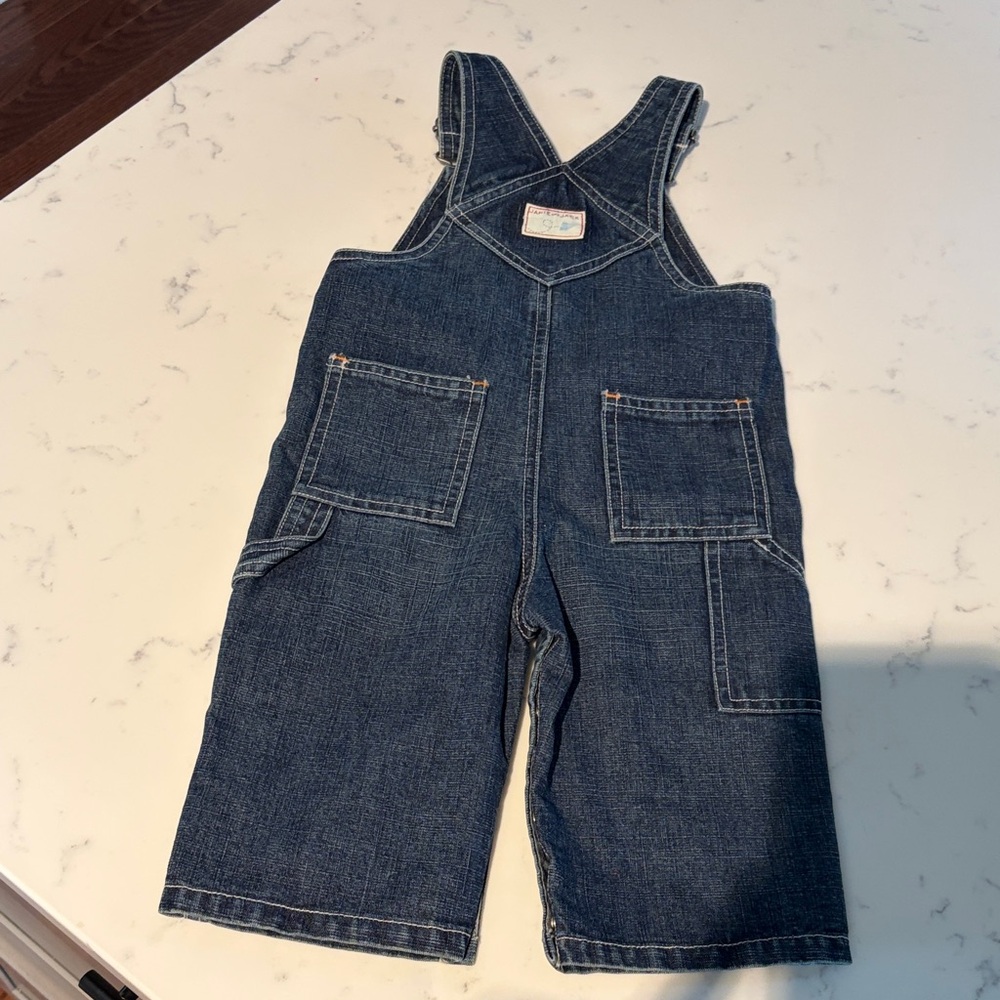 Janie and Jack Classic Blue Overalls